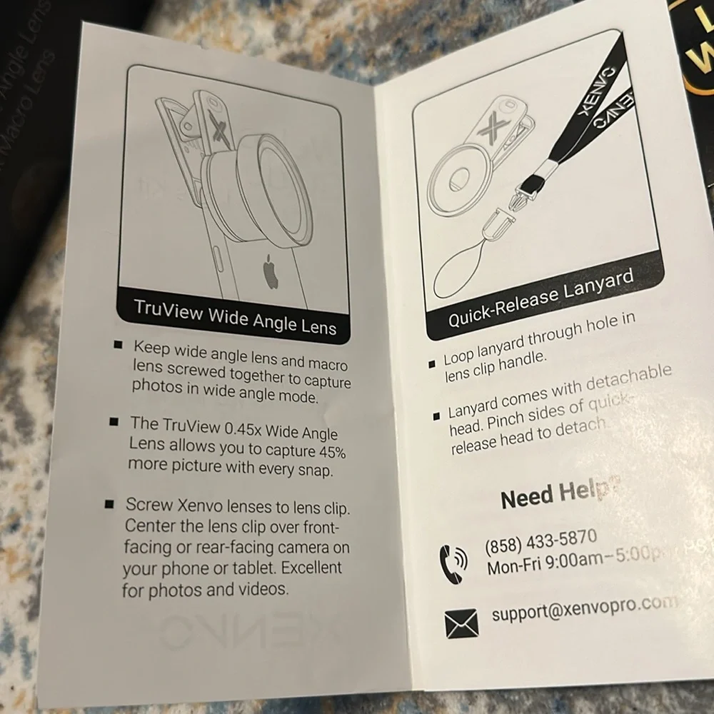 XENVO -Wide Angle Macro Lens s-Never used in open BOX